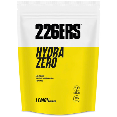 Napój hipotoniczny (tzw. elektrolity) HYDRAZERO 225g. (Lemon) [3g. CHO, 16kcal]