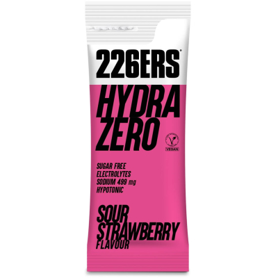 Napój hipotoniczny (tzw. elektrolity) HYDRAZERO - saszetka jednoporcjowa (Strawberry) [3g. CHO, 16kcal]