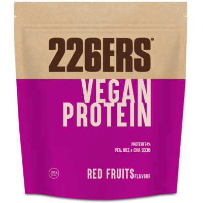 VEGAN PROTEIN SHAKE 226ers - weganska odżywka białkowa, proszek 700g. o smaku czerwonych owoców