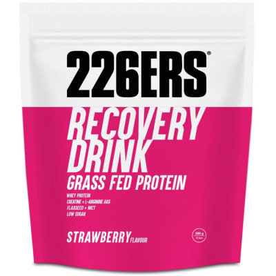 RECOVERY DRINK 226ers - szejk białkowo węglowodanowy, proszek 0,5kg. o smaku truskawek