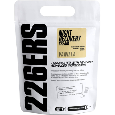 NIGHT RECOVERY CREAM: nocna odżywka białkowo - węglowodanowa, z colostrum, kazeinianem wapnia, witaminami i kwasem foliowym, 0,5kg (Vanilla)