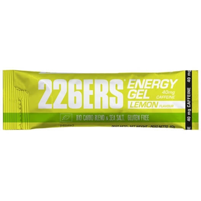 ENERGY GEL BIO  226ers - ekologiczny żel eneregtyczny o smaku cytryn, z 80mg kofeiny, 40g.