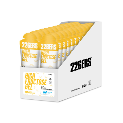 BOX HIGH FRUCTOSE GEL 226ers - żel o wysokiej zawartości węglowodanów, o smaku banana, 80g. (24 szt.)